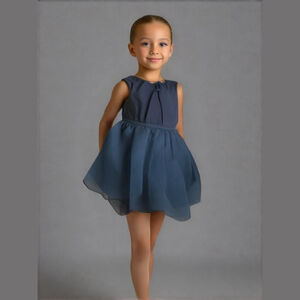 iEFiEL Girls Dance Leotard with Skirt Size 4-6x EUC